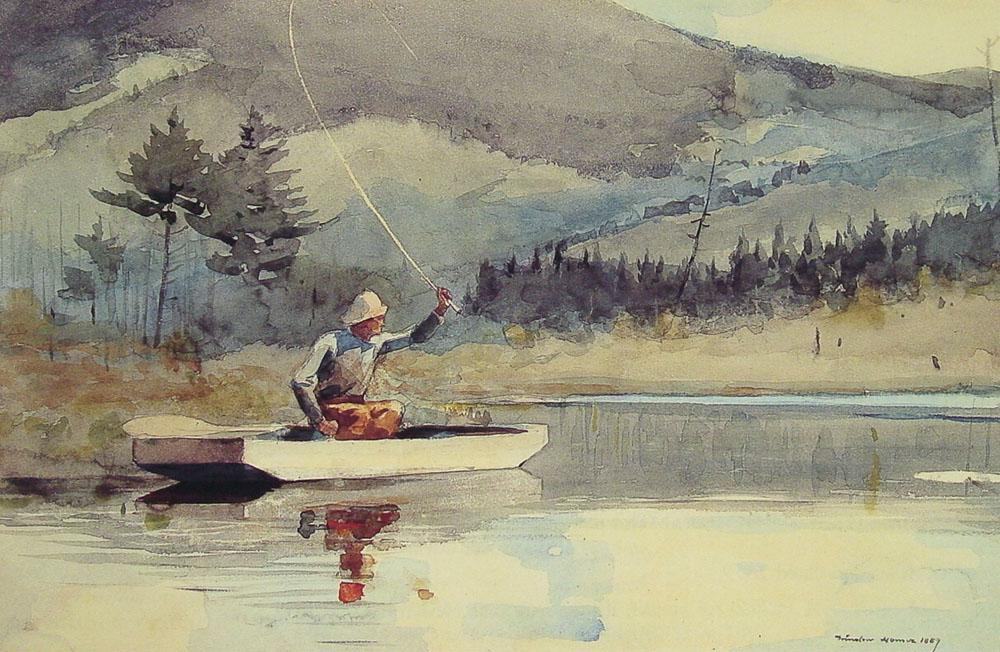 Winslow Homer A Quiet Pool on a Sunny Day